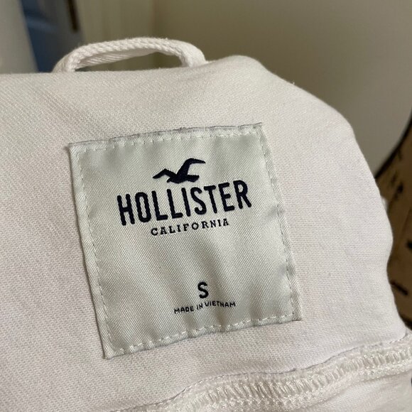 Hollister White Denim Jacket Size S - Picture 3 of 3